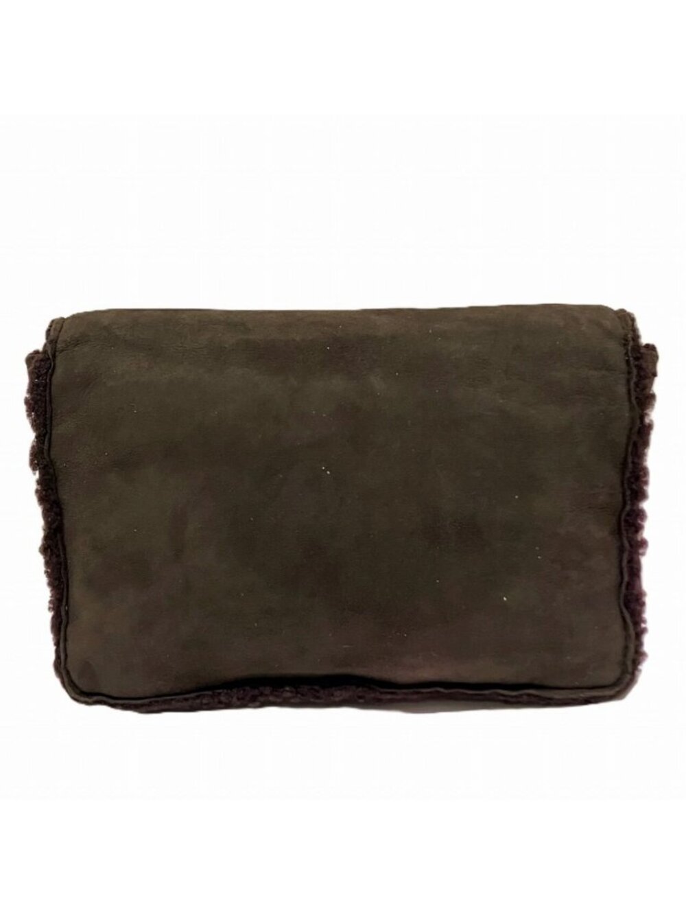 ★SOLD★ Chanel CC Logo Shearling Clutch - Picture 2 of 9